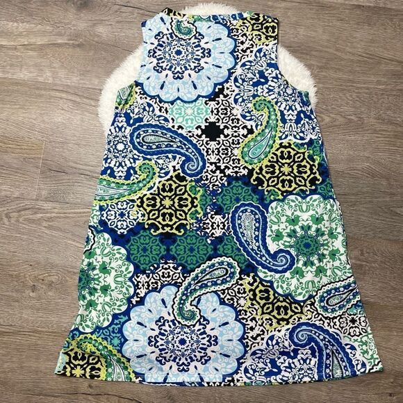 Alyx Dress Multicolor Size M Keyhole Paisley Pockets Loose Lightweight - Picture 9 of 9